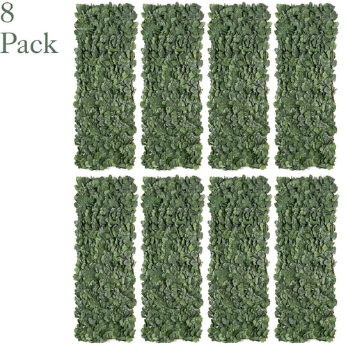 CHRISTOW Expanding Artificial Trellis, Ivy Leaf Hedge, 1m x 1–2m, 8 Pack